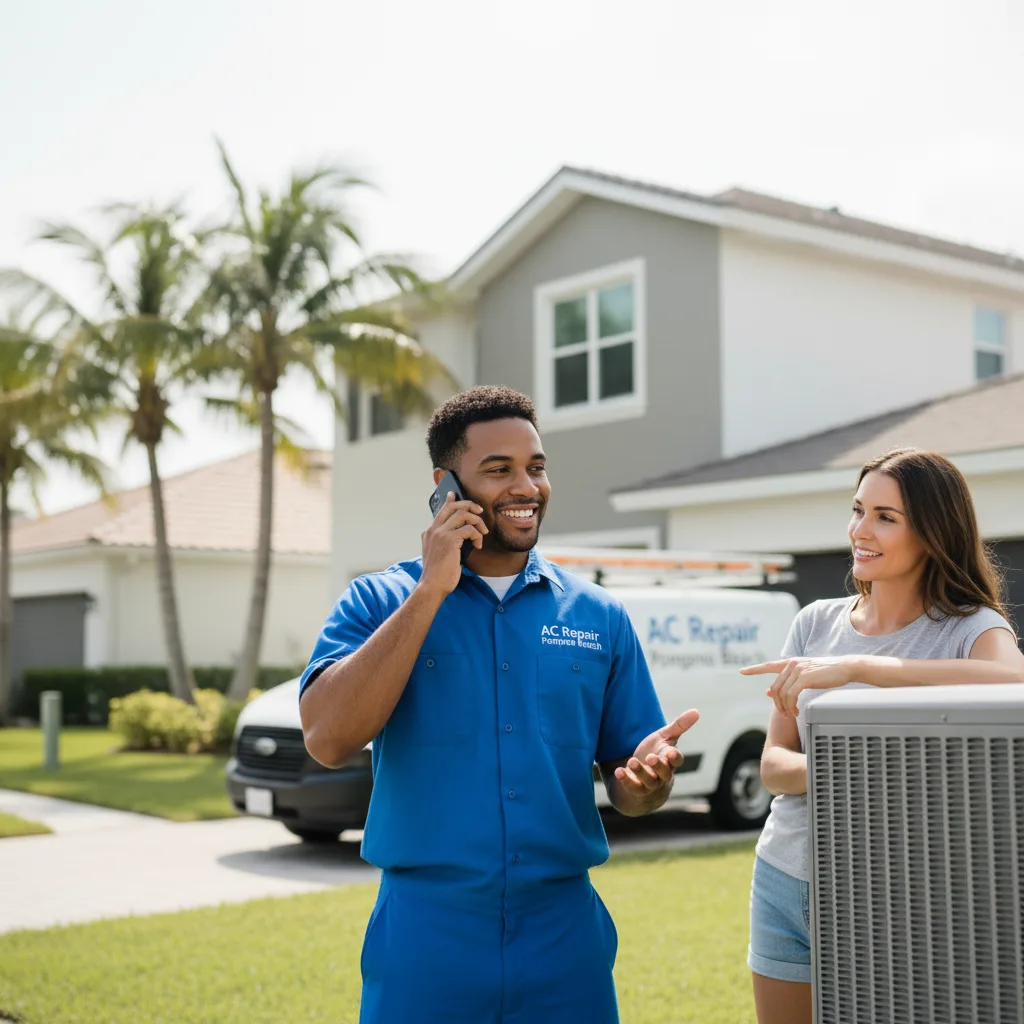 AC Repair Pompano Beach customer support in North Miami